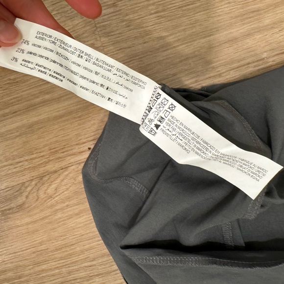 Pull&Bear Gray midi dress with cut out size small - Picture 8 of 8